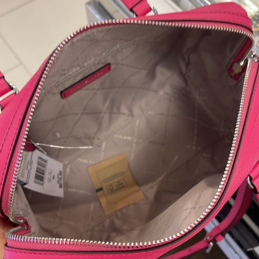 MICHAEL KORS JST TRAVEL MEDIUM DUFFLE SATCHEL SHOULDER CROSSBODY BAG MK SRAGONFR - Picture 9 of 16